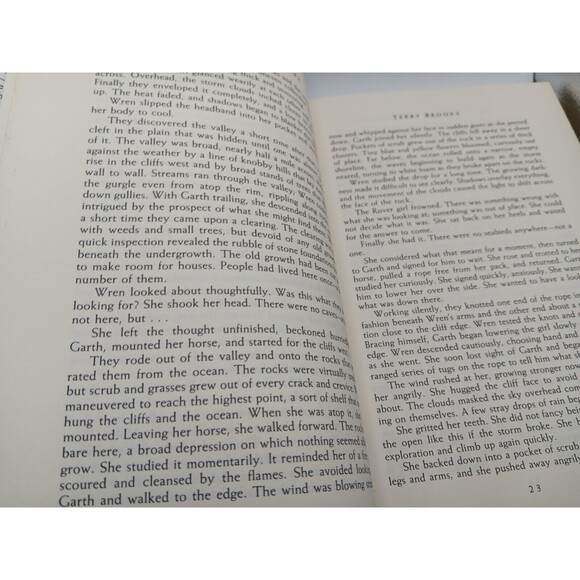 The Elf Queen of Shannara VTG 1st Edition 1st Printing by Terry Brooks 1992 HCDJ - Picture 8 of 9